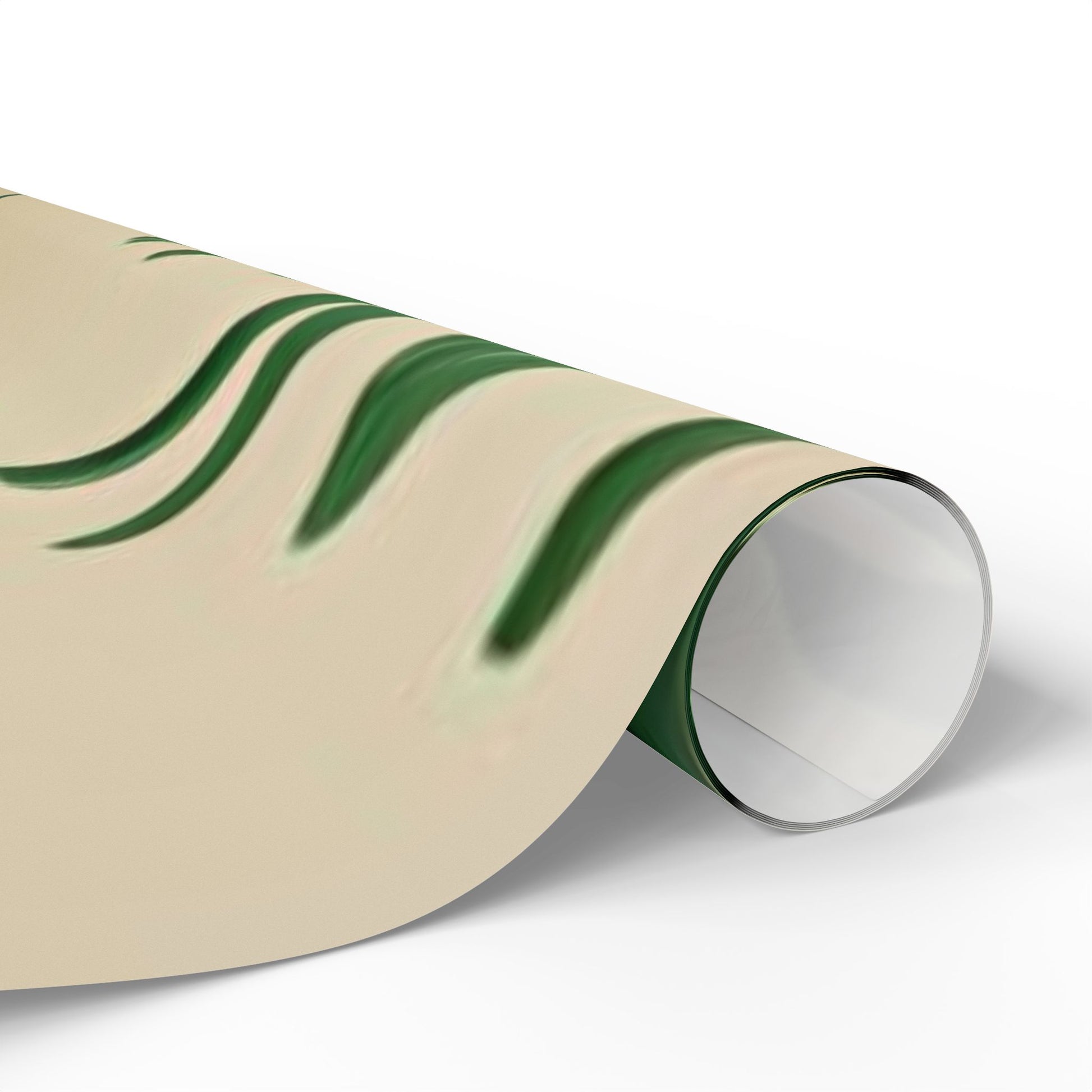 Simple Holly & Pine Christmas Wrapping Paper – Festive Holiday Gift Wrap