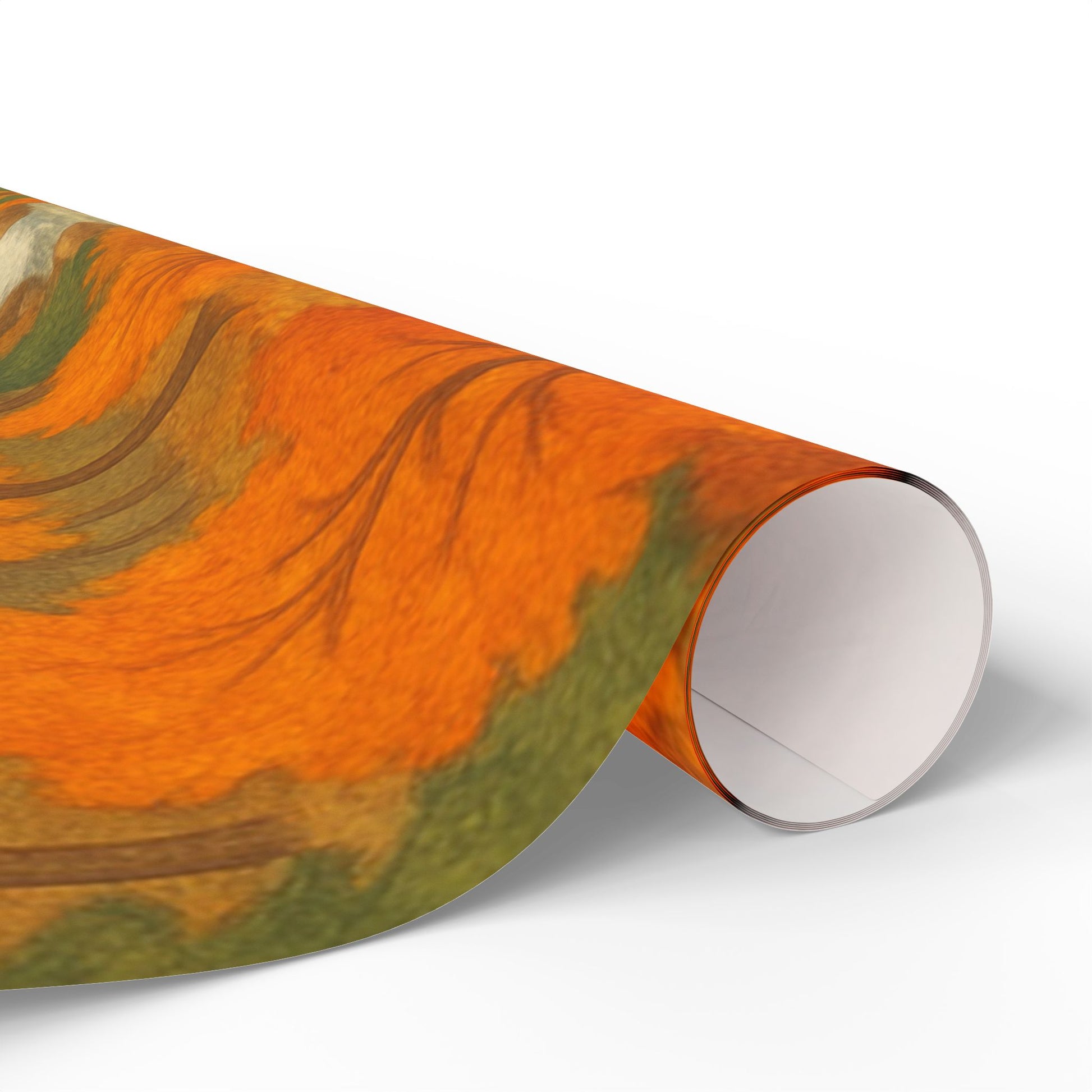 Autumn Floral Wrapping Paper, Seasonal Gift Wrap for Thanksgiving, Eco-Friendly Gift Wrap, Fall Decor, Unique Gift Packaging