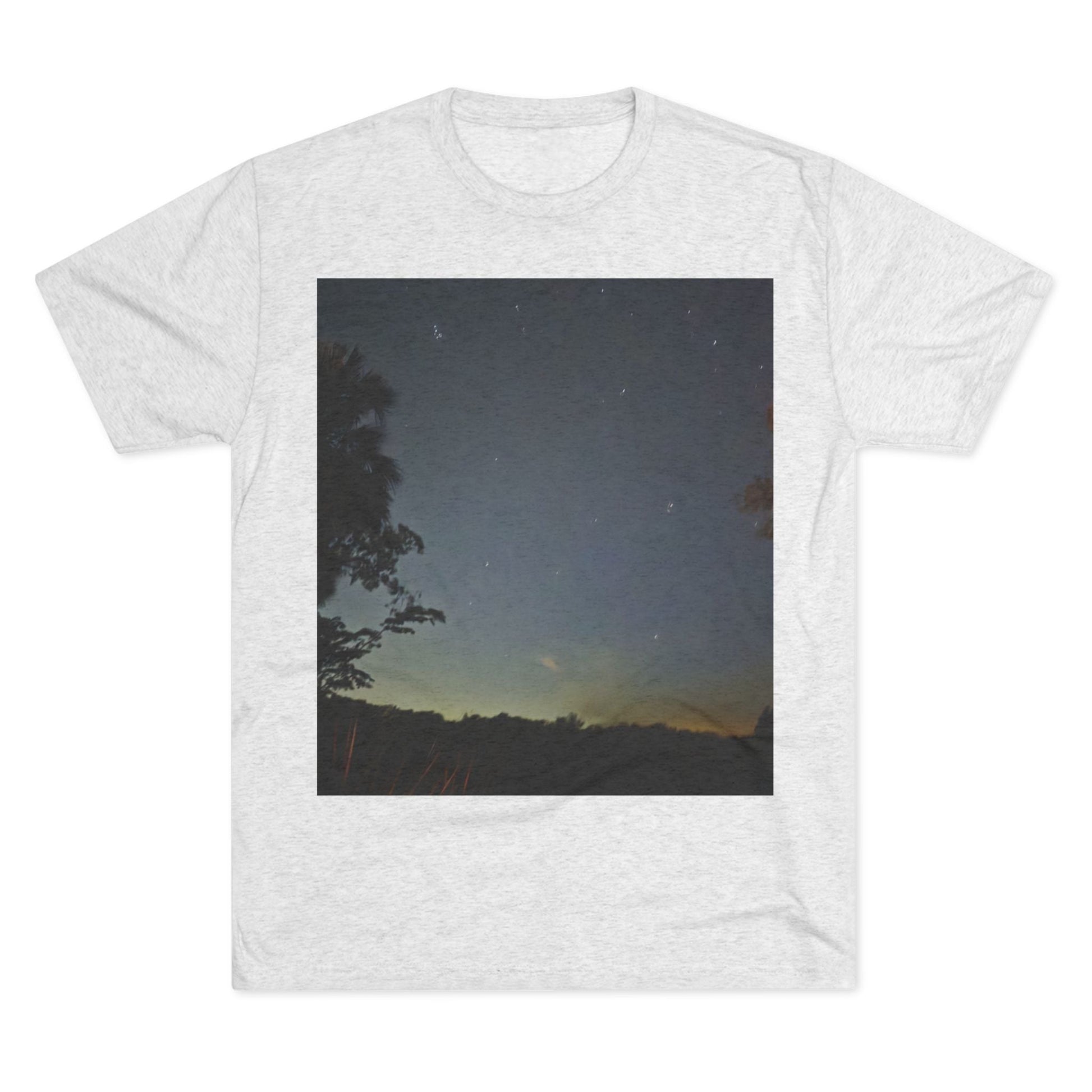Twilight Over the Treetops – Starry Horizon T-Shirt