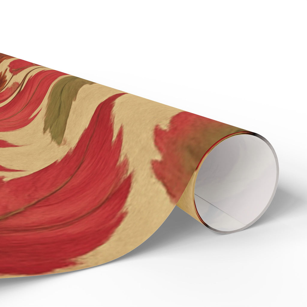 Red Hydrangeas Blooming Gift Wrap for Any Occasion