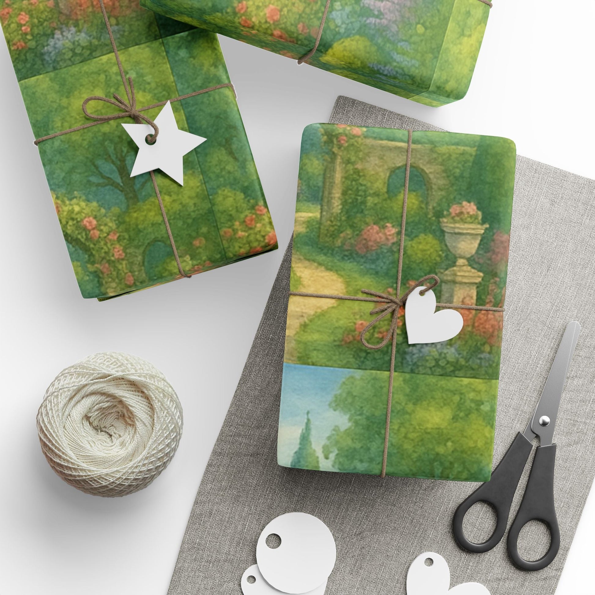 Whimsical Garden Wrapping Paper