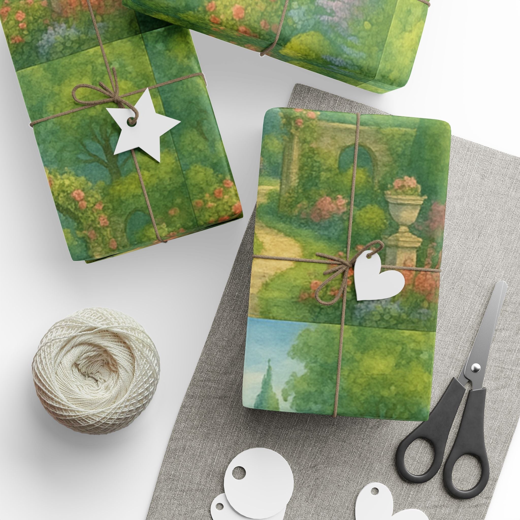 Whimsical Garden Wrapping Paper