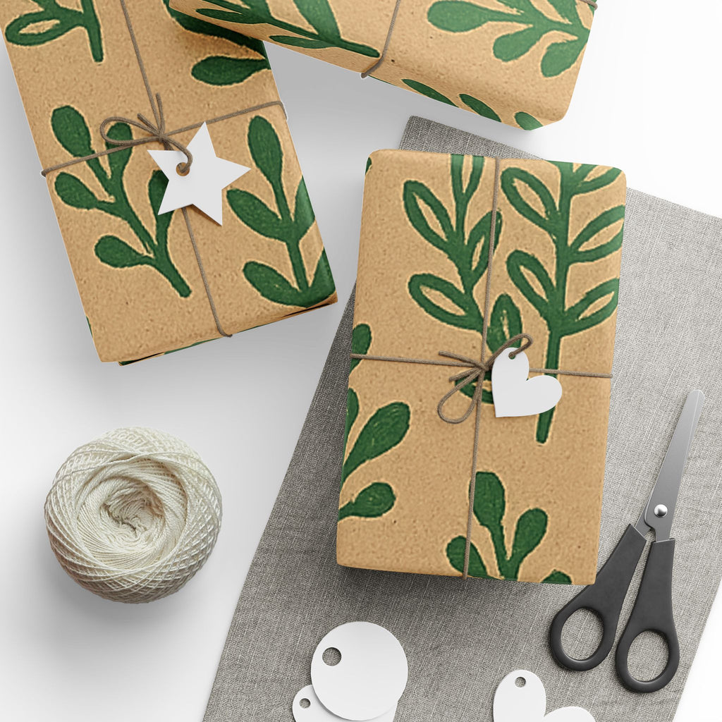 Eco-Friendly Floral Wrapping Paper, Sustainable Gift Wrap for Holidays, Birthdays, and Special Occasions, Botanical Design, Recyclable [...]