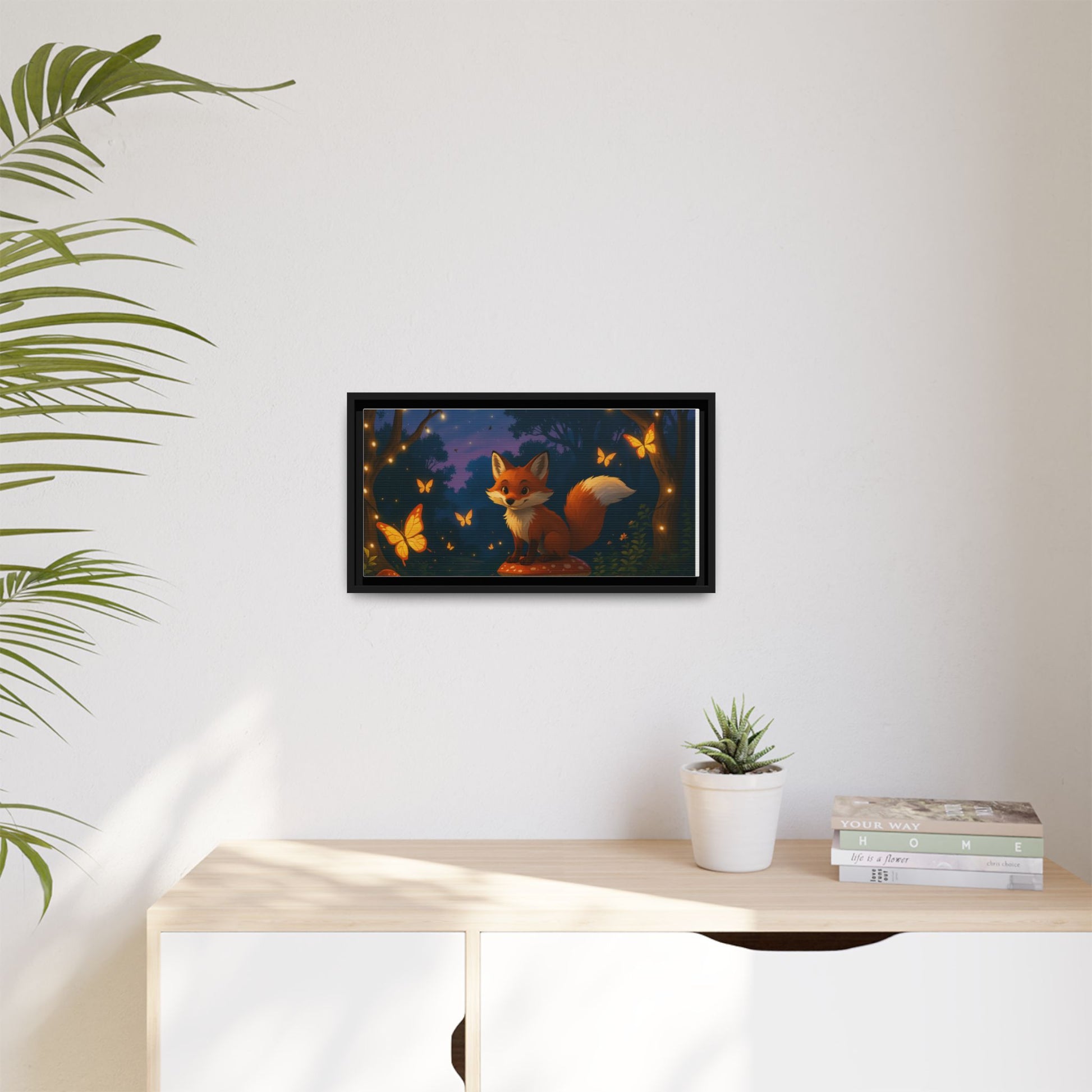Whimsical Fox Canvas Wall Art of Charlie the Whimsical Fox