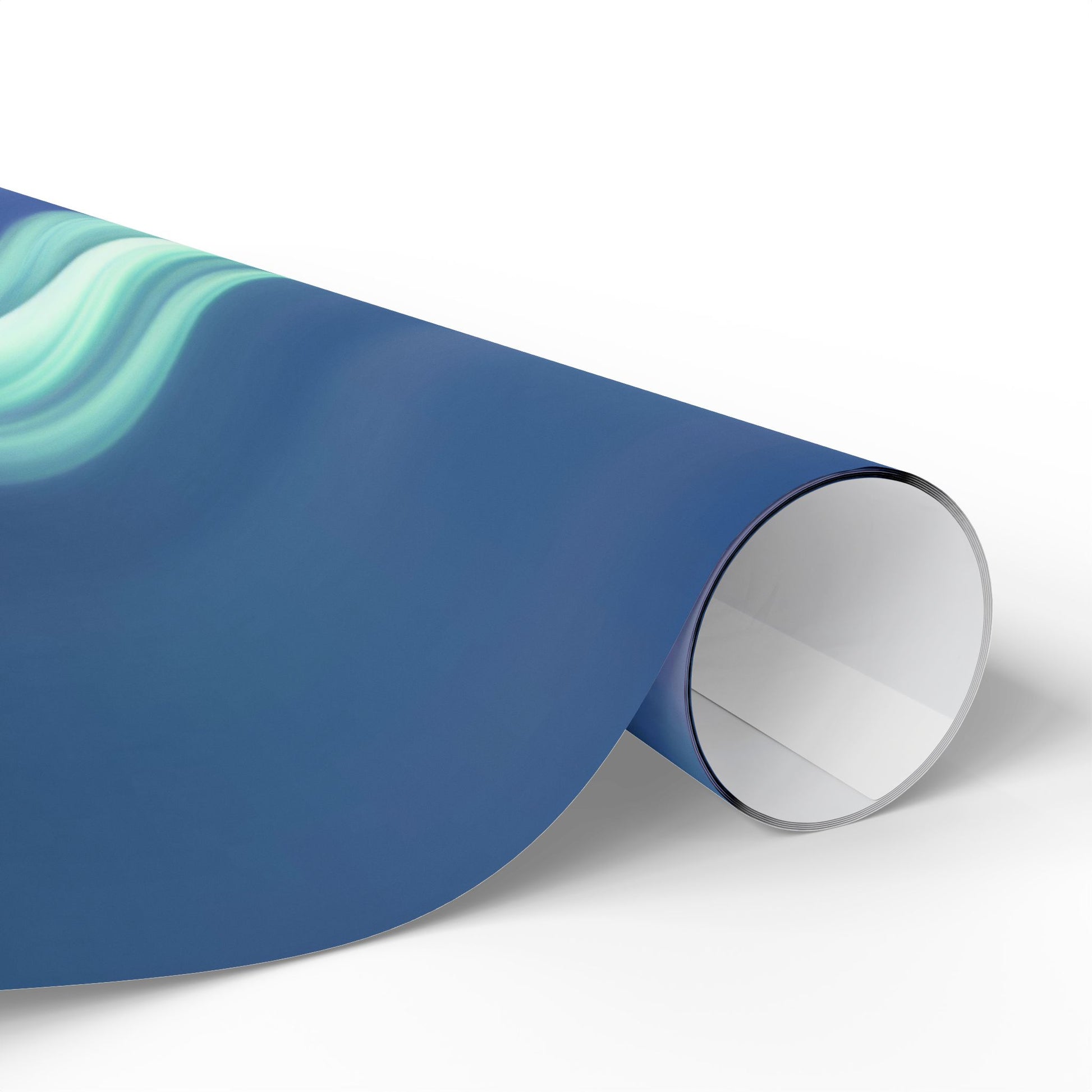 Reindeer & Northern Lights Wrapping Paper - Reindeer Under Aurora Borealis Wrapping Paper – Winter Mountain Christmas Gift Wrapping Paper