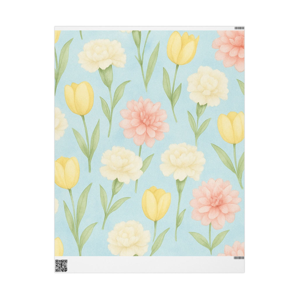 Carnations and Tulip's Vintage Wrapping Papers