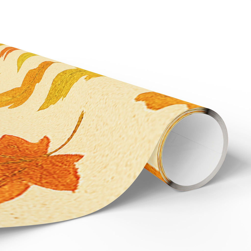 Autumn Leaf Wrapping Paper - Festive Gift Wrap for Fall Celebrations, Unique Birthday, Thanksgiving, Holiday Decor, Seasonal Crafts