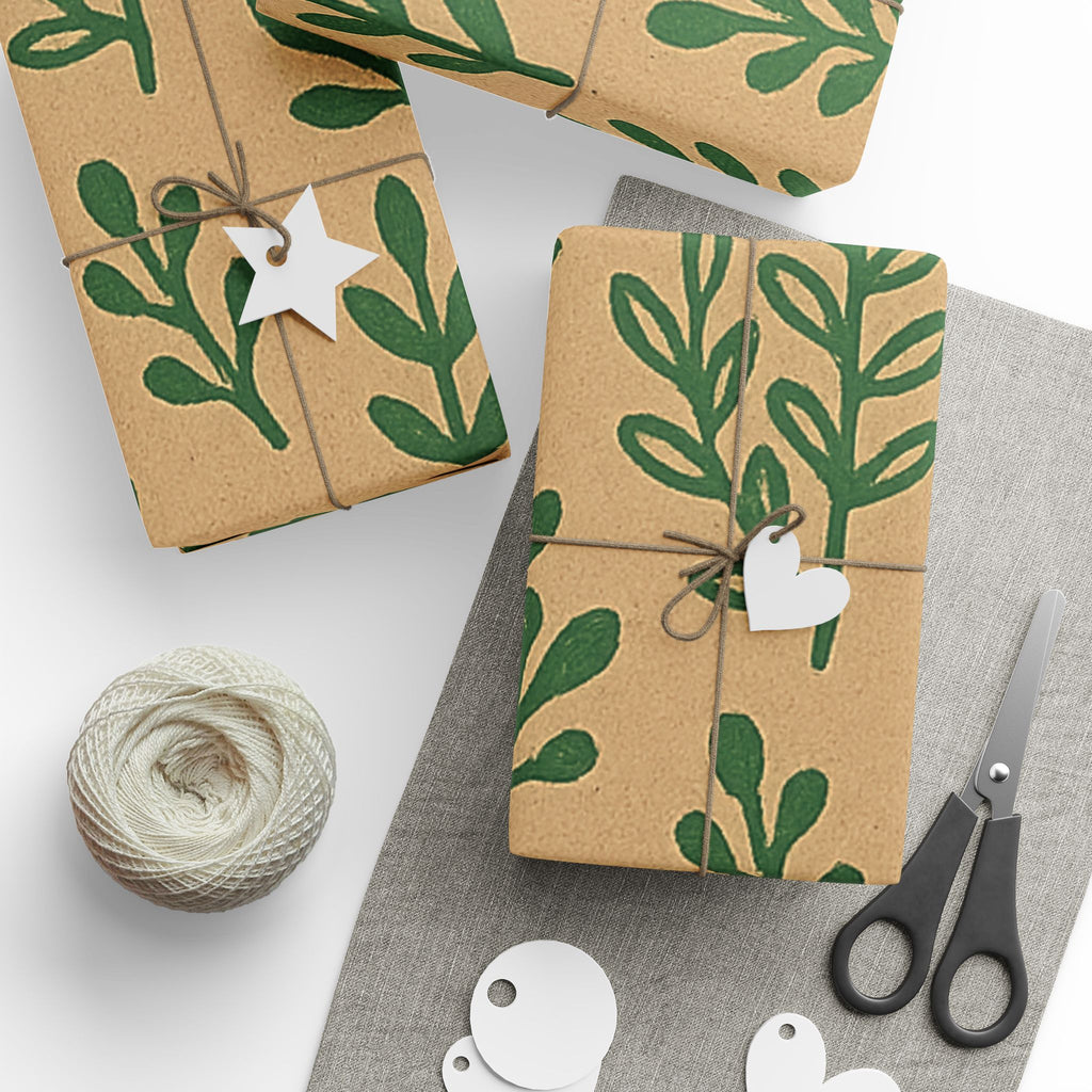 Eco-Friendly Floral Wrapping Paper, Sustainable Gift Wrap for Holidays, Birthdays, and Special Occasions, Botanical Design, Recyclable [...]