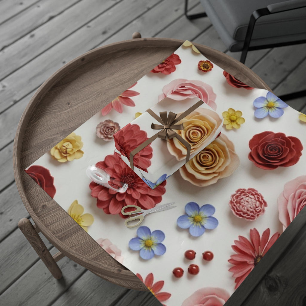 Elegant Floral Wrapping Paper - Perfect for Any Occasion