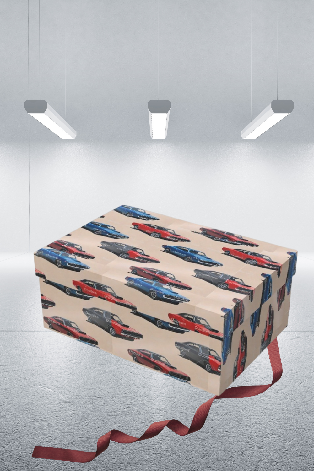 Vintage Muscle Car Wrapping Paper
